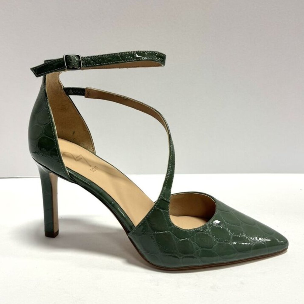 Naturalizer Womens Abilyn Heel Dragonfly Croc Size 10W